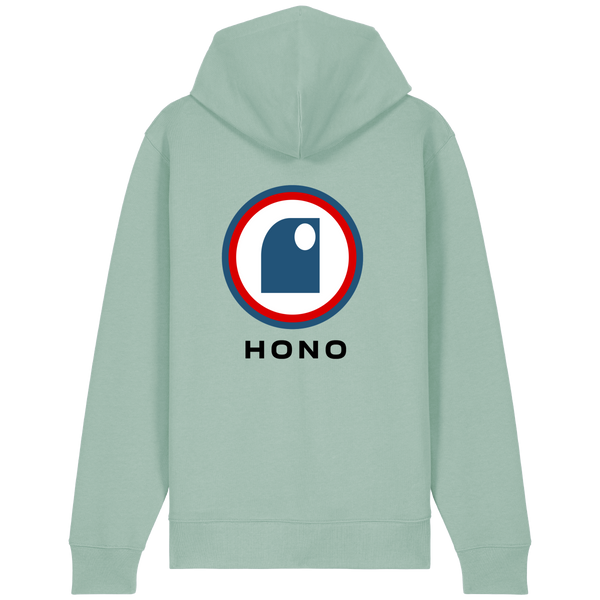 HONO TEAM Zip Sweatshirt - Big Logo on the Back