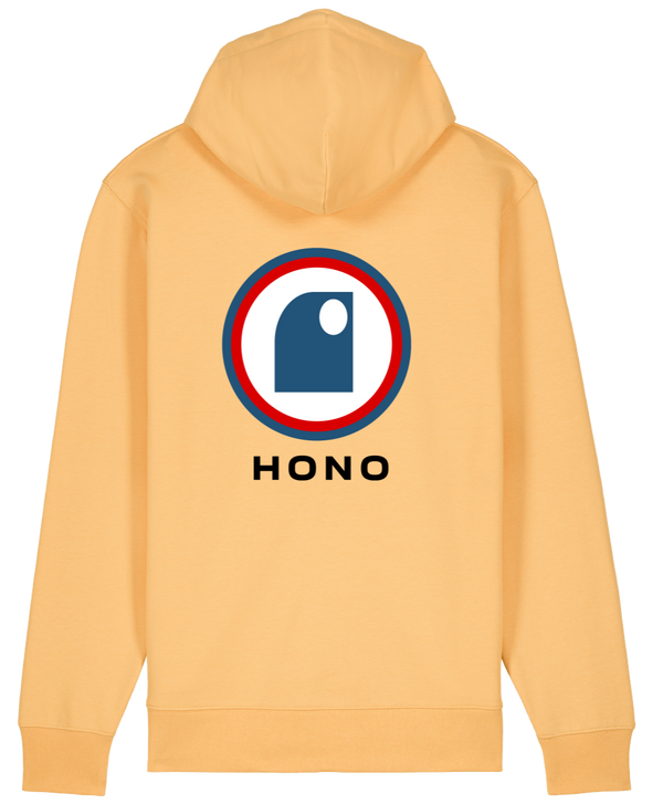 Hoodie Zippé HONO TEAM-gros logo dos