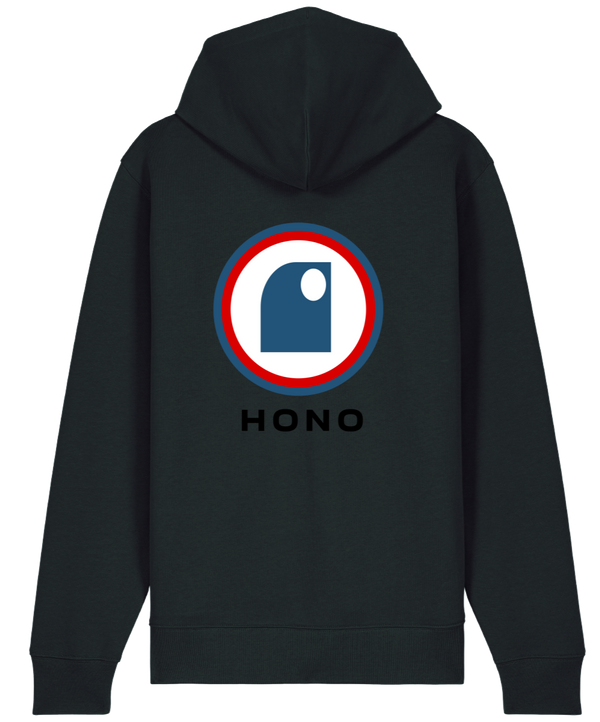 Hoodie Zippé HONO TEAM-gros logo dos