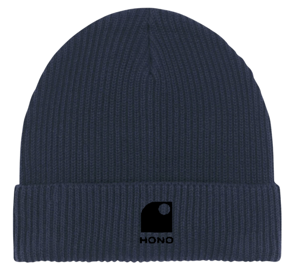 Bonnet HONO Navy Blue surfwear éthique & durable