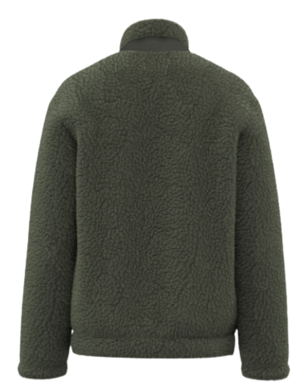 Veste polaire durable unisexe Hono Surf en polaire recyclée – Chaude et durable- Kaki