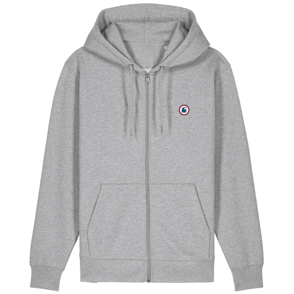 Hoodie Zippé HONO TEAM-gros logo dos