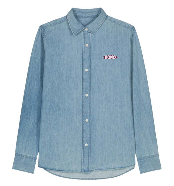 Chemise en jean surfwear femme éco-responsable HONO