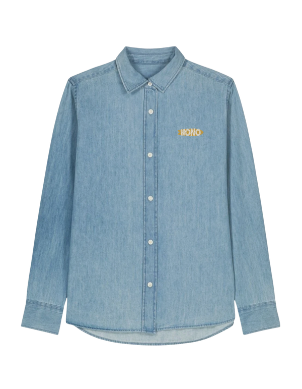 Chemise en jean surfwear femme éco-responsable HONO