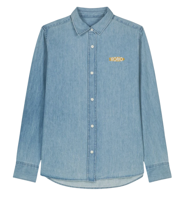 Chemise en jean surfwear femme éco-responsable HONO