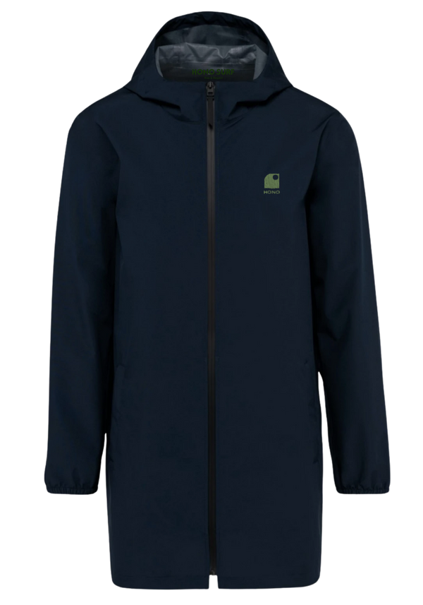 Veste imperméable éco-responsable unisexe HONO noire