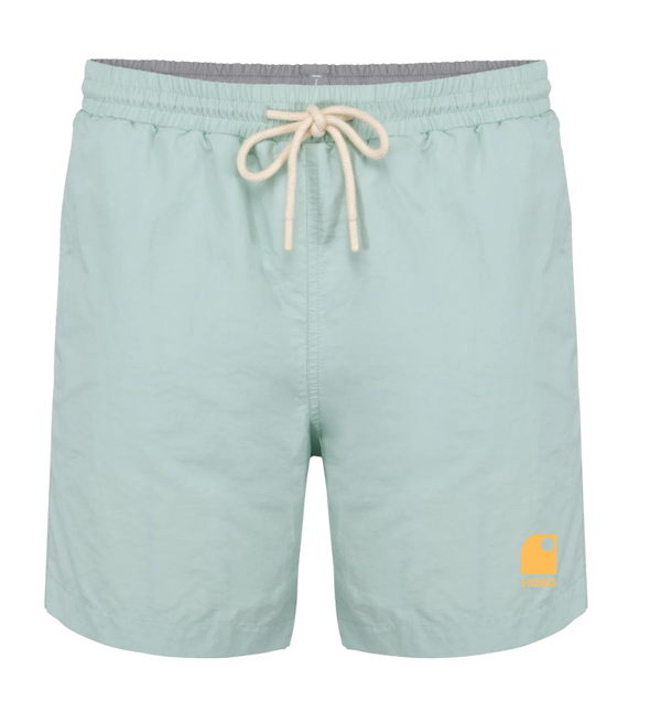 Short de bain éco-responsable HONO Wave -bleu lagon-