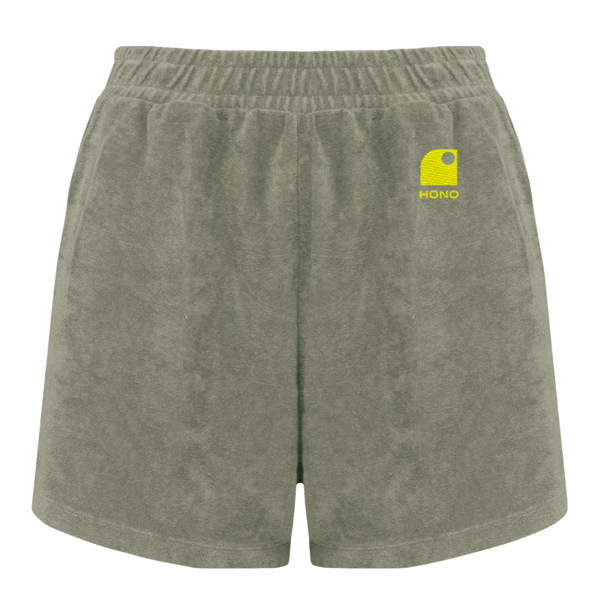 Short éponge éco responsable Hono Wave -KAKI-