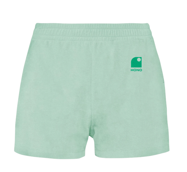 Short éponge éco responsable logo Hono Wave brodé -Lagon-