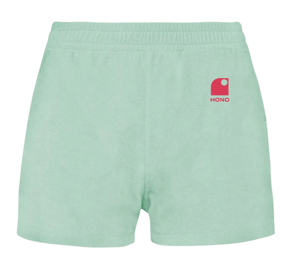 Short éponge éco responsable logo Hono Wave brodé -Lagon-