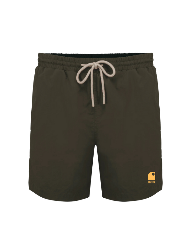 Short de bain éco-responsable HONO Wave -kaki-