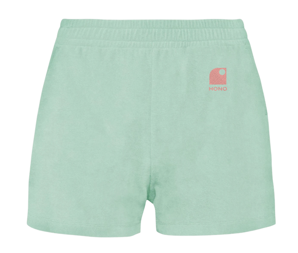 Short éponge éco responsable logo Hono Wave brodé -Lagon-