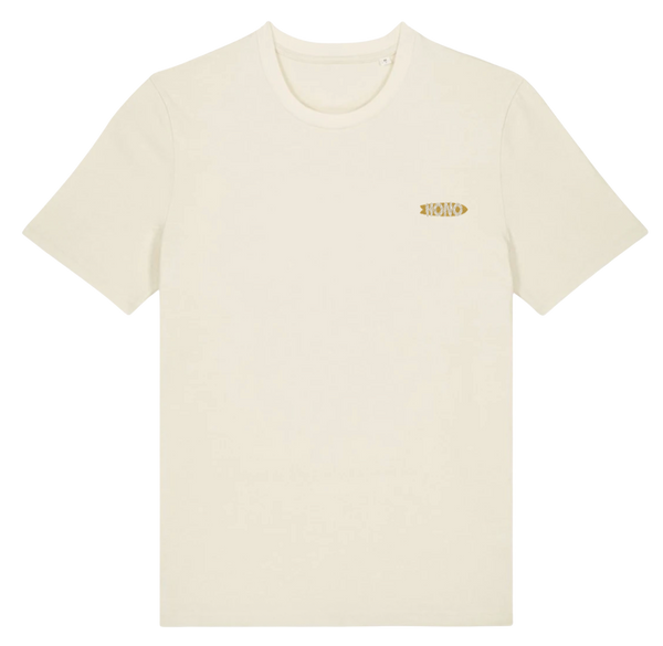 T-Shirt HONO BOARDFISH brodé jaune