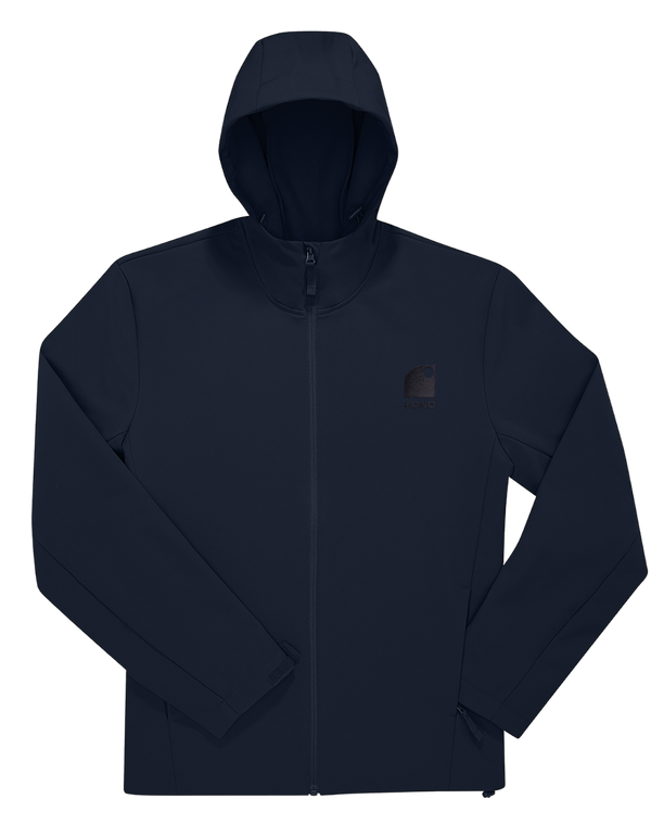 Veste Softshell Hiver 3 Couches Recyclée – Protection Chaude & Durable-Noire