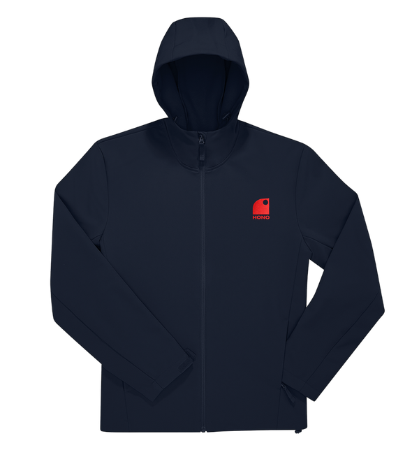 Veste Softshell Hiver 3 Couches Recyclée – Protection Chaude & Durable-Noire