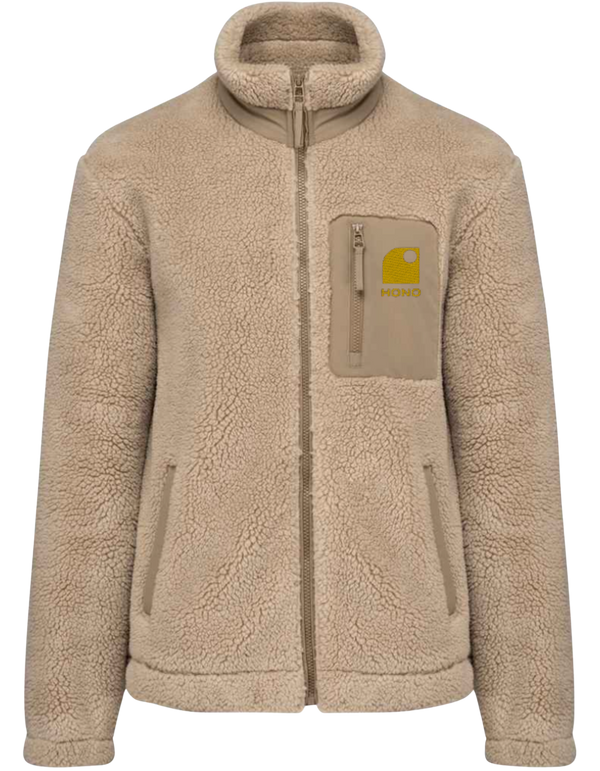 Veste polaire Hono Surf unisexe – Polaire éco chaude et durable-beige