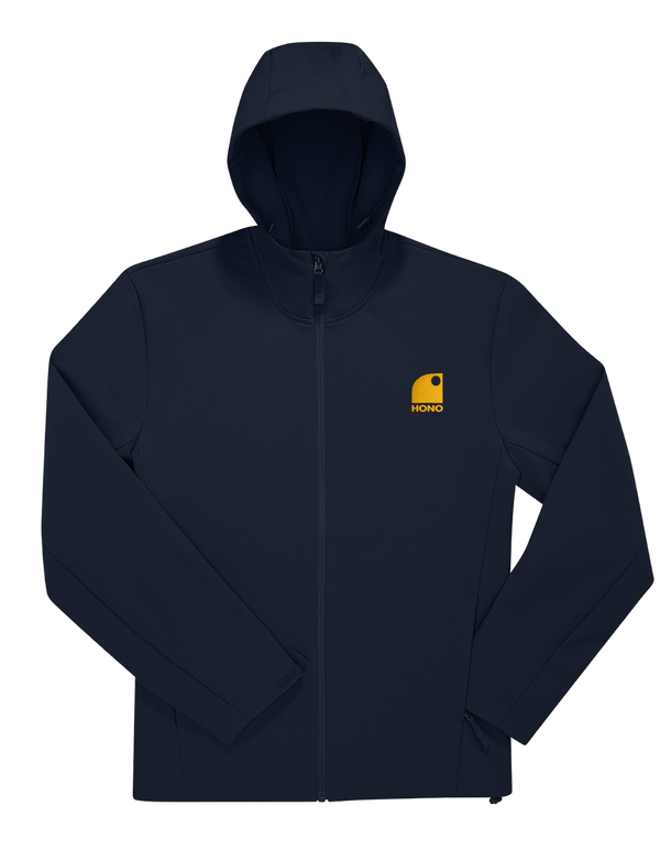 Veste Softshell 3 Couches Recyclée – Protection Chaude & Durable-Navy