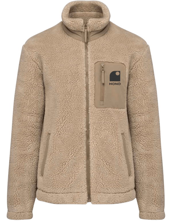 Veste polaire Hono Surf unisexe – Polaire éco chaude et durable-beige