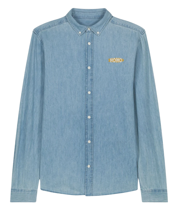 chemise en jean eco responsable hommeSurf, surfwear éco-responsable en France. Surfwear chemise  homme  jean chaud et confortable disponible sur notre surfshop – surfwear France