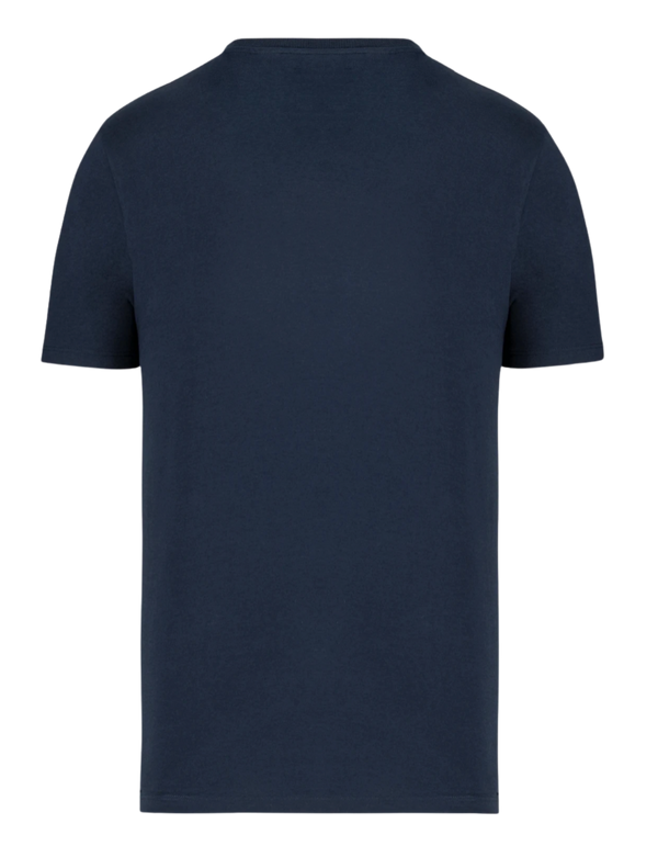 T-shirt bio HONO Love – Blanc & Bleu