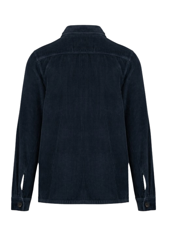 Surchemise velours éco-responsable HONO bleu navy