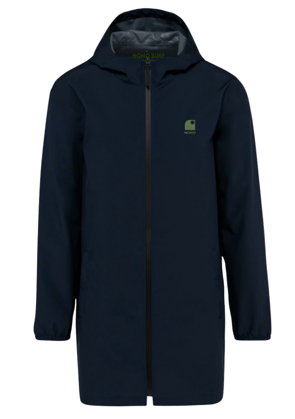 Veste imperméable éco-responsable unisexe HONO noire
