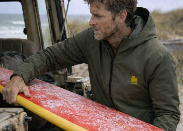 Veste imperméable éco-responsable unisexe HONO Kaki