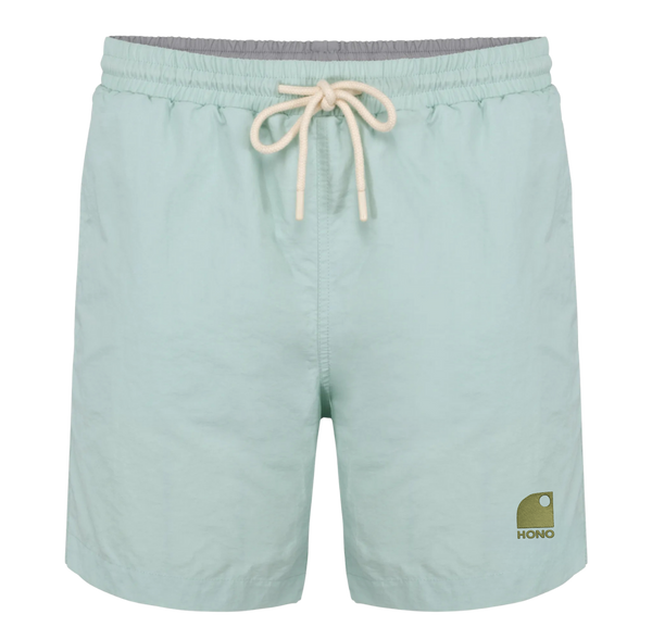 Short de bain éco-responsable HONO Wave -bleu lagon-