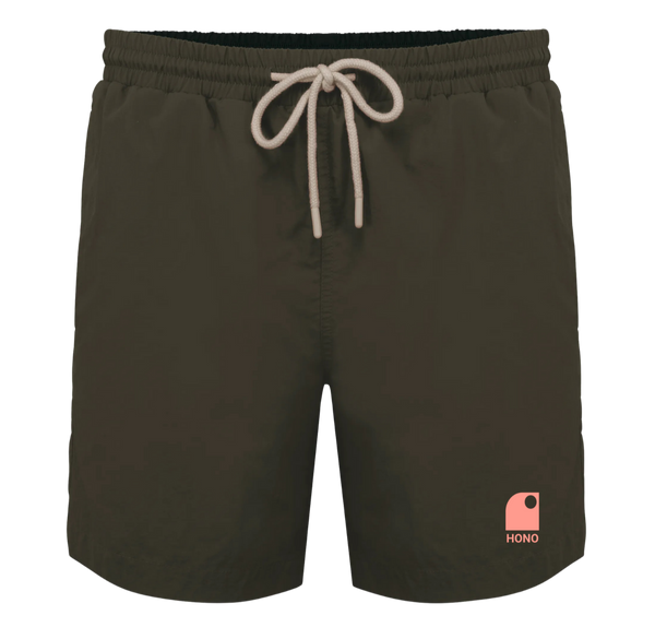 Short de bain éco-responsable HONO Wave -kaki-