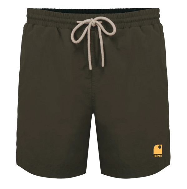Short de bain éco-responsable HONO Wave -kaki-