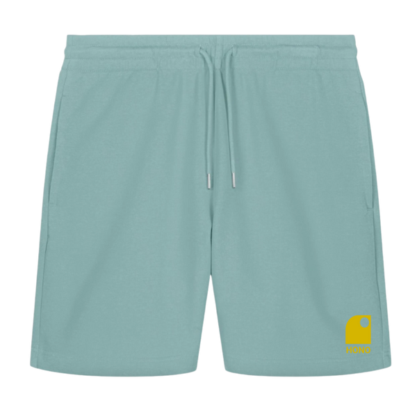 Short organic HONO Wave brodé-Téal Mostera-