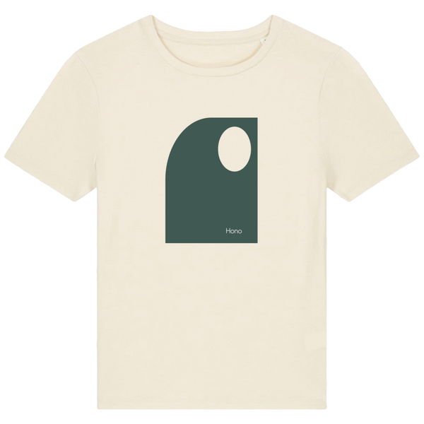 TUBE women's T-shirt, fitted cut. 100% organic cotton.