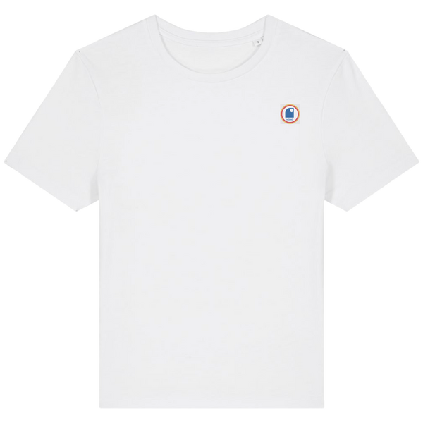 T-shirt Ajusté Rideuse du dimanche brodé, 100% coton bio