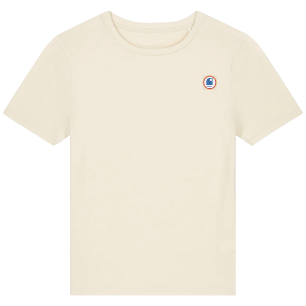 T-shirt Ajusté Rideuse du dimanche brodé, 100% coton bio