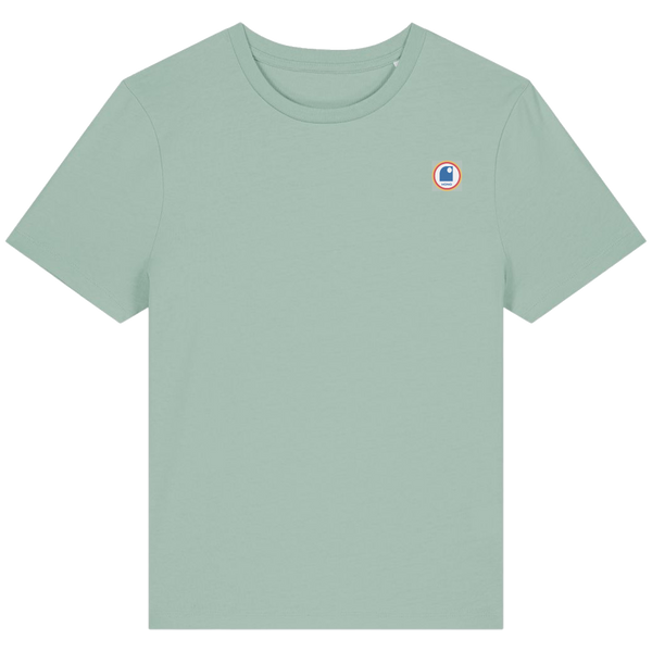 T-shirt Ajusté Rideuse du dimanche brodé, 100% coton bio