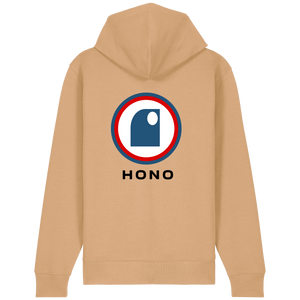 Hoodie Zippé HONO TEAM-gros logo dos