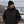 bonnet noir en coton bio  brodé corail marque  de surf française HONO surfwear