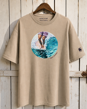Camiseta HONO x Valérie Gourmelon – Edición limitada y numerada | Surfwear ético