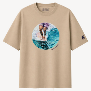 Camiseta HONO x Valérie Gourmelon – Edición limitada y numerada | Surfwear ético