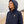 Unisex eco-friendly fleece-lined raincoat, navy blue