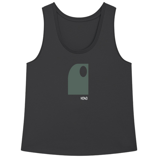 Débardeur noir ample coton organic HONO
