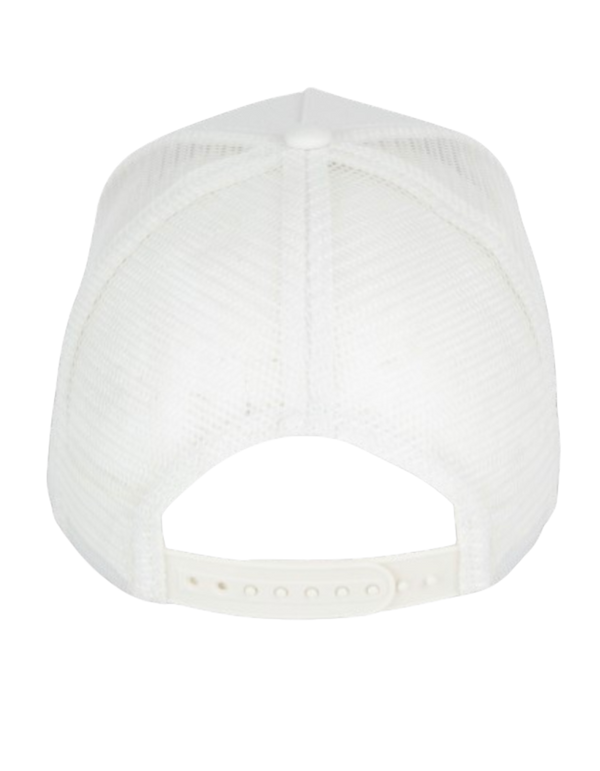 Dos casquette trucker HONO éco responsable blanche