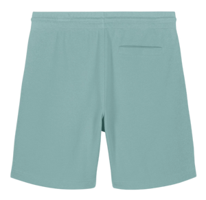 Short organic HONO Wave brodé-Téal Mostera-