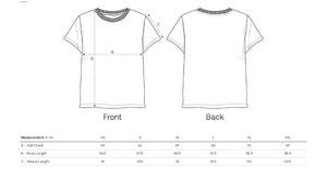 Guide des tailles des t-shirts femmes fitted HONO surfwear premium bio français