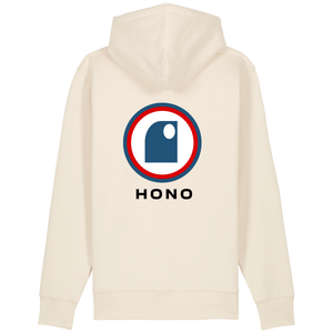 Hoodie Zippé HONO TEAM-gros logo dos
