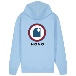 Hoodie Zippé HONO TEAM-gros logo dos
