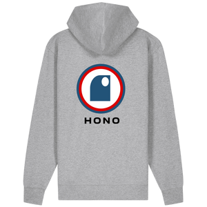 Hoodie Zippé HONO TEAM-gros logo dos