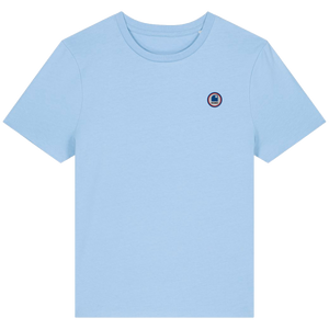 T-shirt Ajusté Femme HONO TEAM coton bio-logo brodé