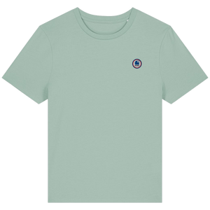 T-shirt Ajusté Femme HONO TEAM coton bio-logo brodé
