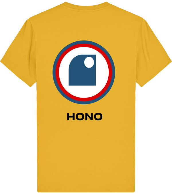 HONO Surfwear, HONO surfwear france, HONO SURFWEAR bio, HONO surfwear homme, HONO surfwear femme, HONO surfwear eco, HONO surfwear eco-reponsable, HONO surfwear coton organic,T-shirt surfwear France HONO, surfwear eco, surfwear vegan. Vêtements hommes et vêtements femmes bio français,T-shirt surf gros logo dos.